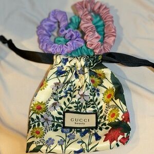 Beauty Bag Purple and Pink Hair Scrunchies